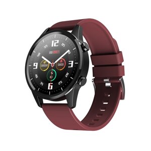 Розумні годинник Smartwatch F35 IP67 водонепроникний з моніторингом серцевого ритму IOS Android коричневі