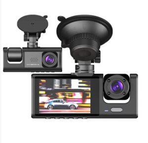 Автомобільний відеореєстратор 1080P на 2 камери із ширококутним FULL HD дисплеєм