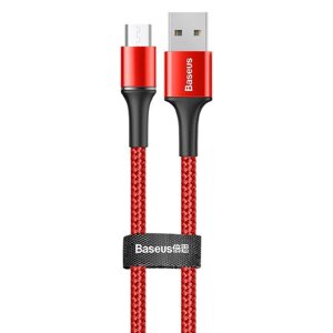 Кабель Baseus Halo Data Micro USB швидке заряджання 3 A (1m) (Червоний)
