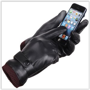 Рукавички теплі вітрозахисні сенсорні рукавички код 17 унісекс