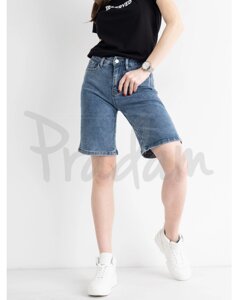 Шорти жіночі джинсові New Jeans 3028 стрейчеві блакитні розмір 25-30 Н