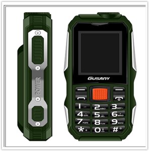 Захищений Мобільний телефон Rover Guslny H700 зелений Акумулятор 2800mA! Водостійкий, ударостійким