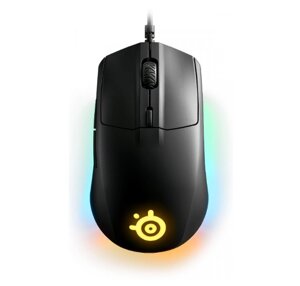 Ігрова миша SteelSeries Rival 3 (62513) Black Чутлівість 8500 dpi, 6 кнопок, оптичні (світлодіодна)