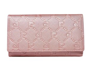Жіночий гаманець Pierre Cardin натуральна шкіра світло-рожевий