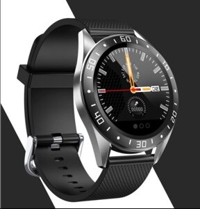 Розумні годинник Smartwatch GT105 IP67 водонепроникний з моніторингом серцевого ритму IOS Android чорні