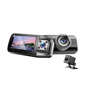 Відеореєстратор автомобільний AD-588 FHD 1080P Wi-Fi Dash cam подвійна камера нічне бачення G-сенсор
