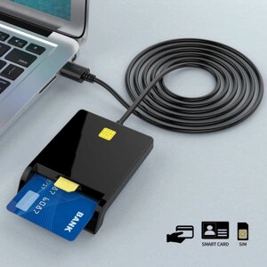 Пристрій читання смарт-карт USB підтримує чіп-карту Sim IC ID EMV
