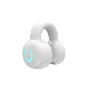 Бездротові Bluetooth-навушники кліпси YX09 з кістковою провідністю водонепроникні білі