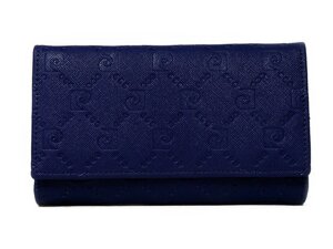 Жіночий шкіряний гаманець Pierre Cardin темно-синій New 2020
