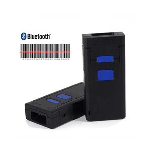 Портативний бездротовий автоматичний лазерний Bluetooth мінімобільний сканер штрих-коду 1D 2D IOS Android