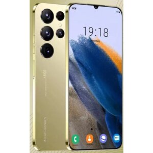 Смартфон на 2 сим картки S23 Ultra + 6,8 " 4G/5G 6800 мАч золото