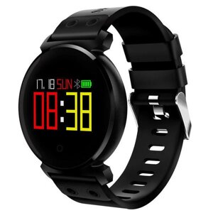 Смарт-годинник UWatch K2 чорні (Водонепроникні IP68 OLED HD вимірюють кисень і кров'яний тиск)