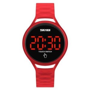 Спортивні годинник Skmei 1230 червоні сенсорні (Водостійкість 3 АТМ)