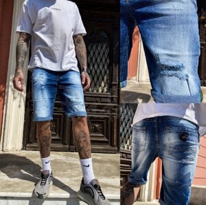 Шорти джинсові чоловічі стрейчеві розмір 30,31 9920-3 R Relucky Н Распродаж !