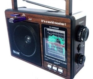 Радиоприёмник GOLON RX 9966 MP3, WMA с карты SD и USB флэш диск,