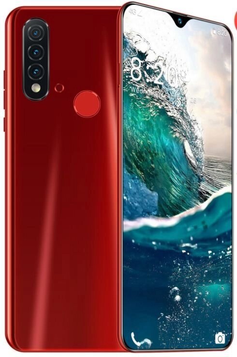 Смартфон Nowa A6 червоний Android смартфон 8 + 256G 6,26 великий екран 3 камери - опт