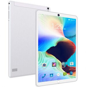 Планшет S2 10,1-дюймовий Android 10, 8 ГБ + 256 ГБ Dual Os 6600 мА·год Wi-Fi + 4g срібло