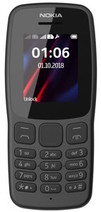 Кнопковий мобільний телефон NOKIA 106 DS 2 сім-карти