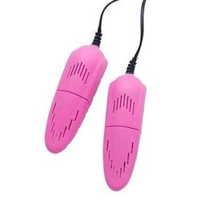 Електрична сушарка для взуття телескопічна для дітей та дорослих нагрівач для взуття рожева