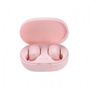 Навушники блютуз 5,0 з мікрофоном A6S PROTWS Рожеві (без упаковки)
