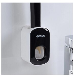 Дозатор для зубної пасти, автоматичний диспенсер ecoco чорний