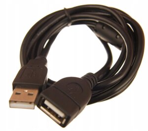 Подовжувач USB USB 2.0 a/f 1.5m папа-мама