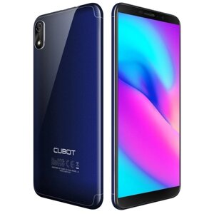 Смартфон Cubot J3 blue оригінал Камери 8 і 5Мп Face-ID і ОС Android Oreo.