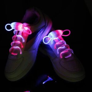 Шнурки зі світлодіодною флуоресцентною підсвіткою Glow Stick Strap Багатобарвна підсвітка спортивного взуття
