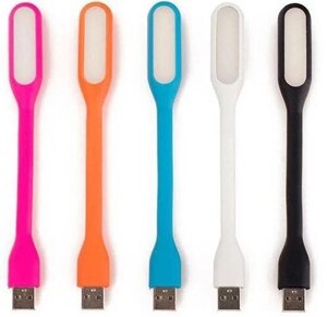 USB лампа для ноутбука юсб фонарик, светильник белый , розовый