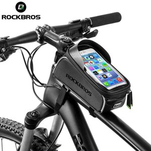 Велосипедная сумка для мобильного телефона водонепроницаемая ROCKBROS 6,0 дюймов