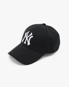 Бейсболка кепка модная женская Yankees текстиль черный