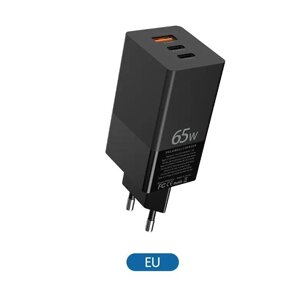 Портативний швидкий зарядний пристрій EONLINE PD20W 65W GaN Quick Charge 4.0 3.0 Type C