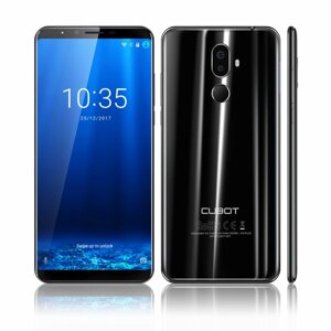 Смартфон Cubot X18 Plus black оригінал безрамковий екран 5,99д подвійна камера 20 і 2Мп Фронтальна камера 13 Мп