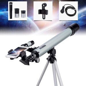 Портативний детячій телескоп NOCOEX F600 / 50 зі штативом, телефонний адаптер, дістанційнім затвором