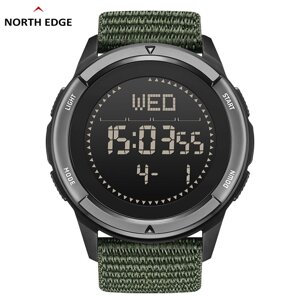 Чоловічий спортивний наручний годинник North Edge водонепроникний 50 м крокомір, метроном, компас