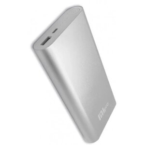 Повербанк ML pro Powerbank 20800 - 9600mAh Павер банк сріблястий