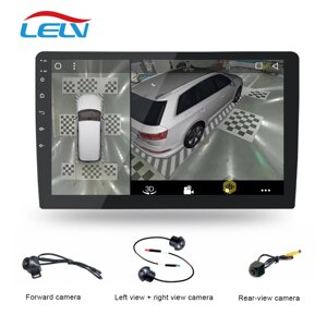 Автомобільний DVD-плеєр з панорамним камерою 360 4G Carplay GPS-навігатор 9 дюймів Android 9.0