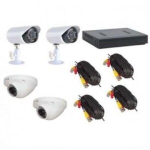 Комплект відеоспостереження DVR KIT 7904 4 камери 1 МР 1280 х 960;