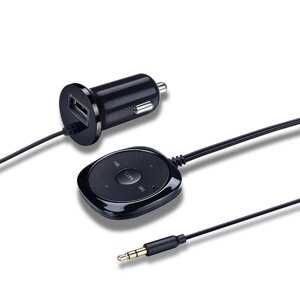 Автомобільний комплект Bluetooth адаптер приймача Aux 3,5 мм із функцією зарядного пристрою