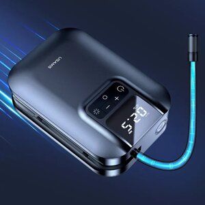 Цифровий автомобільний повітряний компресор насос 12v 5000mAh