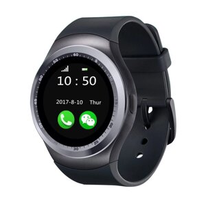 Годинники Smart Watch Phone Y1 Black Сенсорний екран підтримка Сім