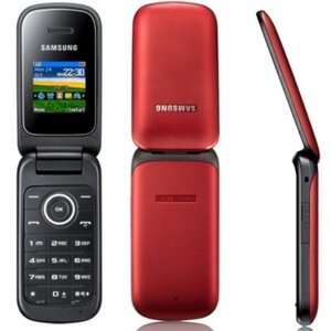 Мобільний телефон розкладачка Samsung E1190 червоний