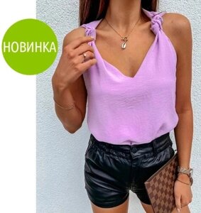 Модний жіночий блузка без рукавів "Polina" 42-44, 46-48, 50-52