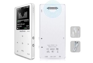 MP3 Плеєр Mahdi M320 8Gb, 80 годин роботи без підзарядки, білий