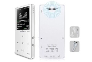 MP3 Плеєр Mahdi M320 4Gb, 80 годин роботи без підзарядки, білий