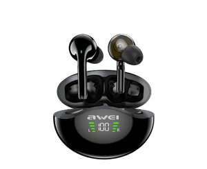 Навушники Bluetooth Awei T12P TWS динамічне звучання IPX-6 350 мА·год
