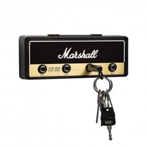 Настінна ключниця Marshall у формі гітарного підсилювача з 4 штекерами брелоками для ключів