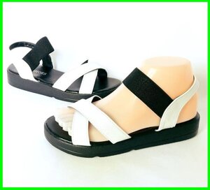 Жіночі Сандалі Босоніжки Білі Гумка Літнє Взуття (розміри: 39)