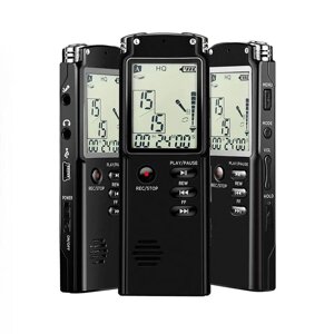 Професійний цифровий диктофон T60 8 ГБ активація голосом, з WAV, MP3-плеєром