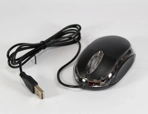 Мишка USB mini з червоною підсвіткою